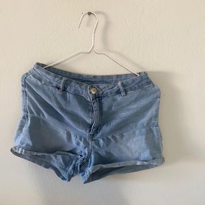 Medium Wash Jean Shorts